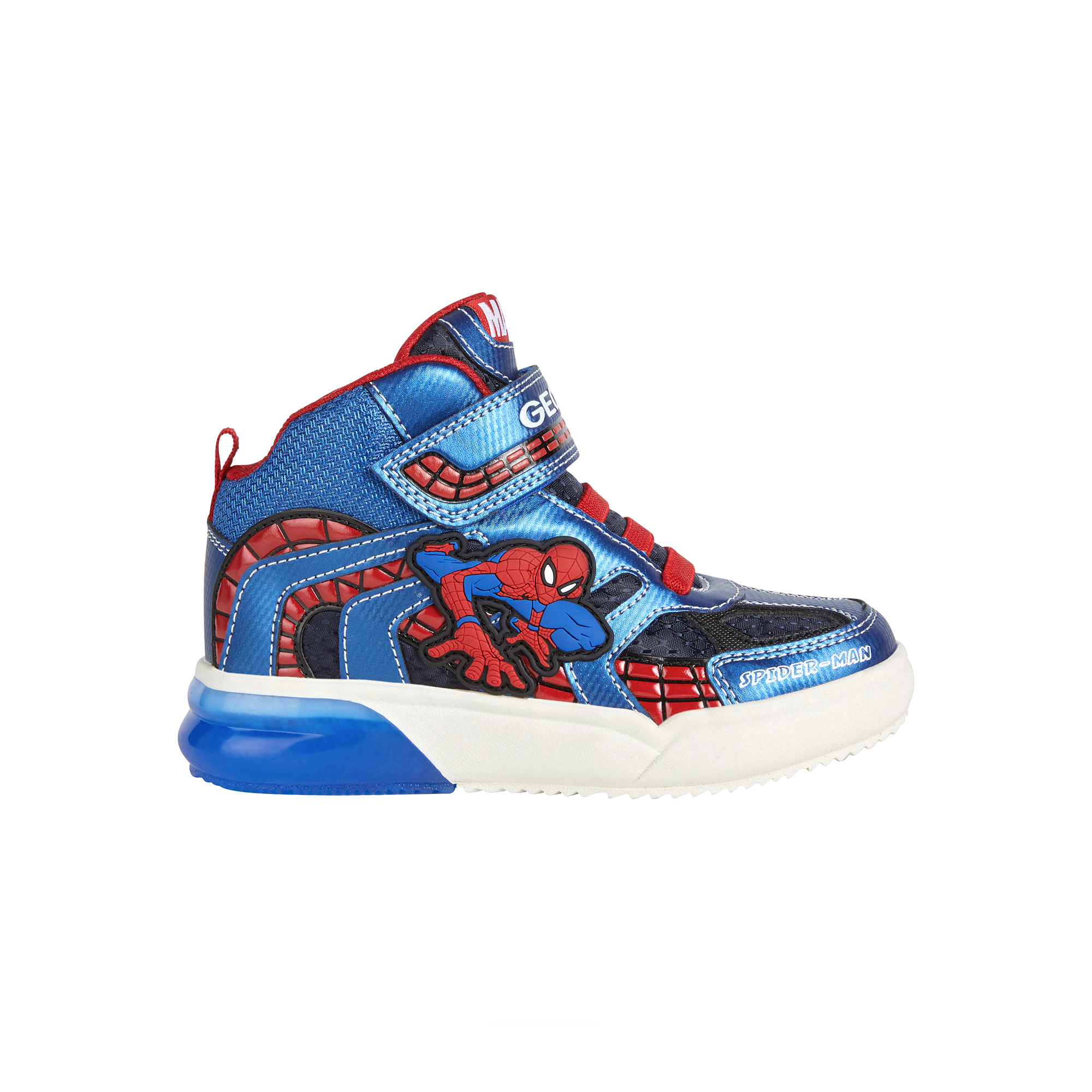 Geox Spider-Man Shoes From Child With LED Lights High Sneakers Spider Man  Marvel | eBay